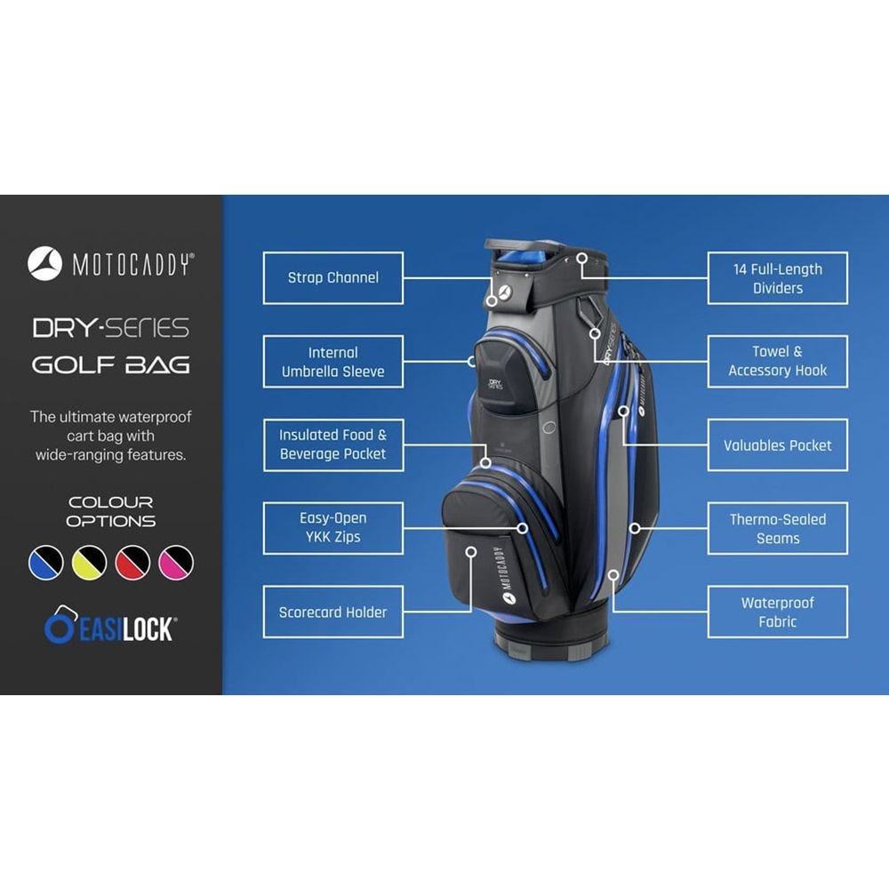 Motocaddy dry series golf cart bag 2025