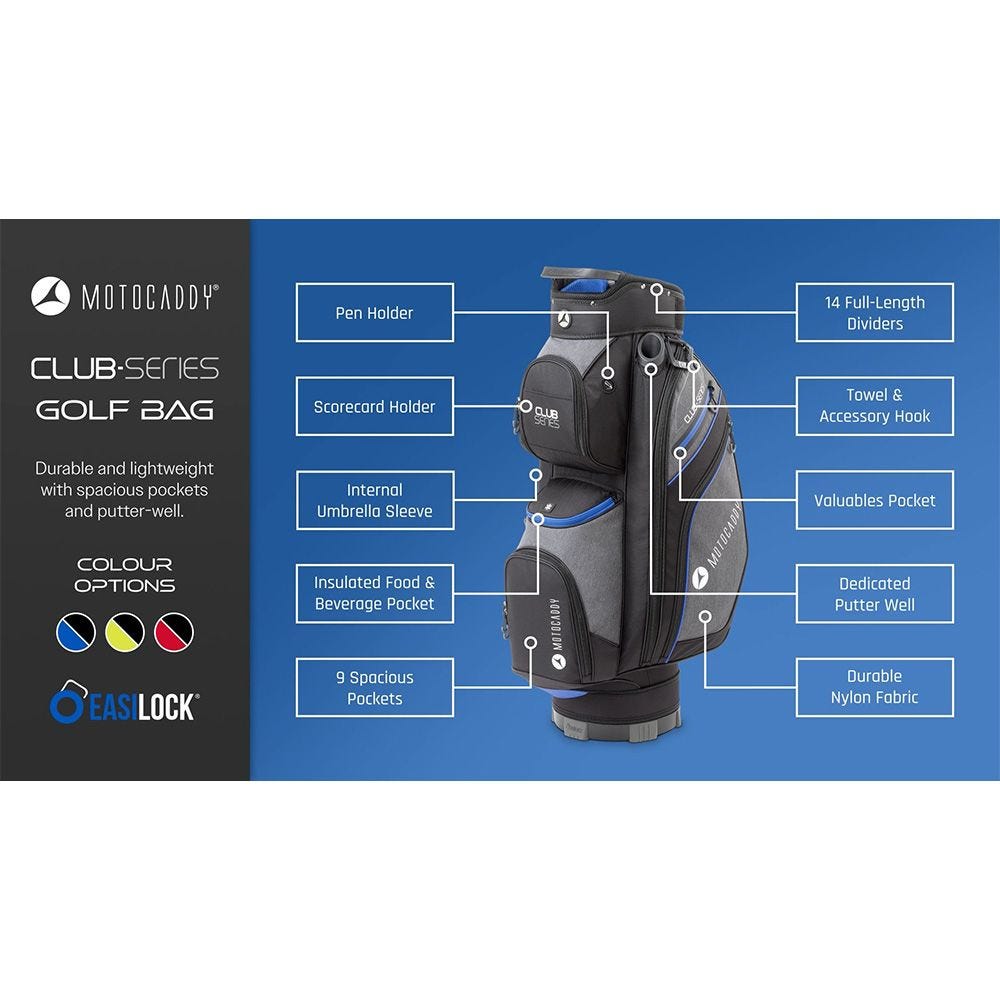 Motocaddy DE Club Series Golf Bag
